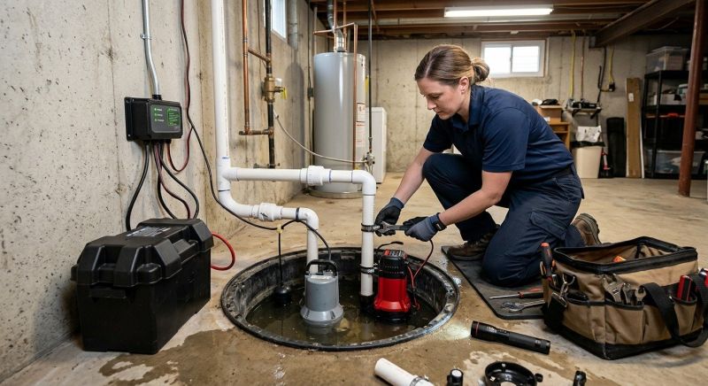 Basement Sump Pump Service in Huntsville, AL