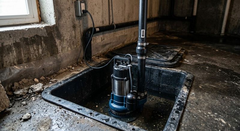 Basement Sump Pump Service in West Des Moines, IA