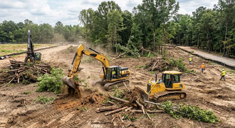 Commercial Land Preparation in Marietta, GA