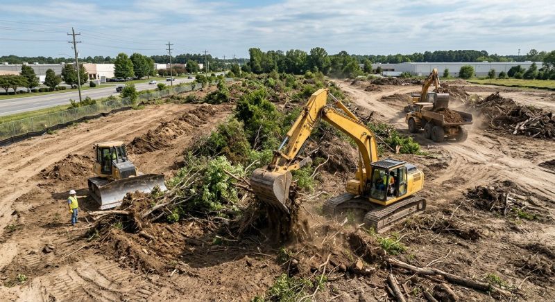 Commercial Land Preparation in Houston, TX