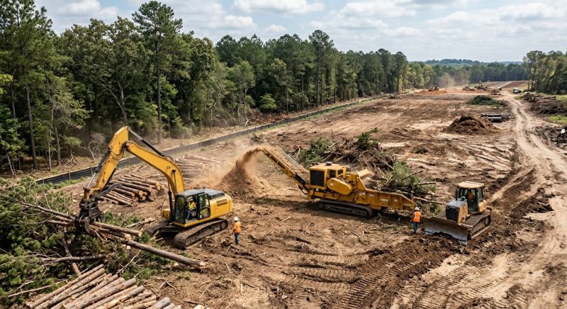 Commercial Lot Clearing in Atlanta, GA