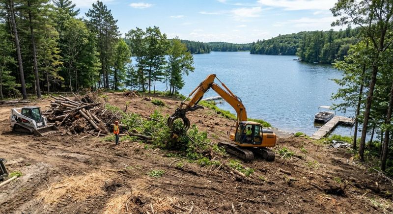Construction Site Land Clearing in Atlanta, GA