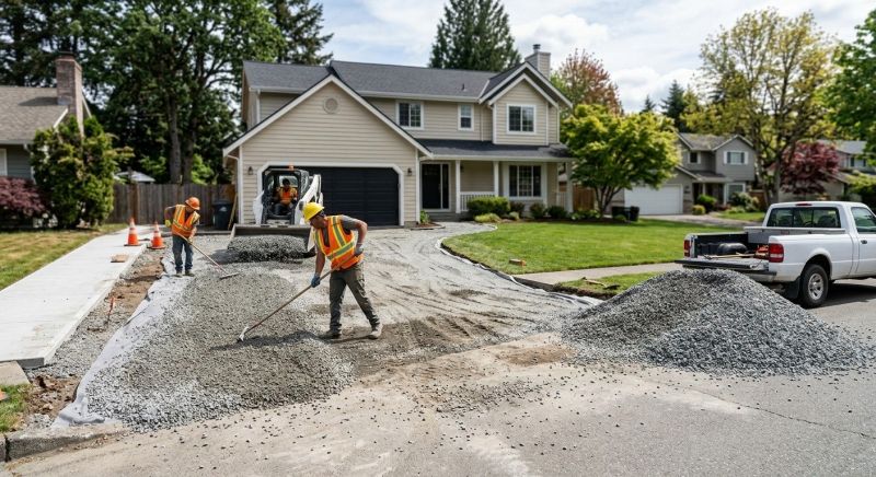 Gravel Laying in Calvert County, MD