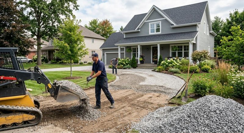 Gravel Walkway Installation in Calvert County, MD