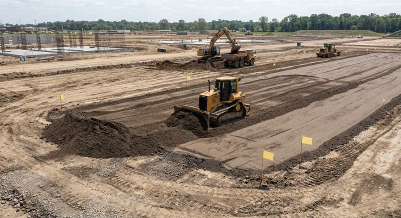 Parking Lot Excavation in Gwinnett County, GA
