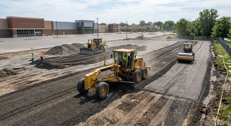 Parking Lot Gravel Repair in Gainesville, GA