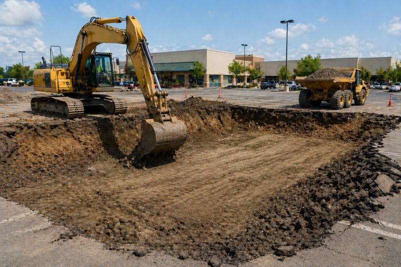 Parking Lot Leveling in South Houston, TX