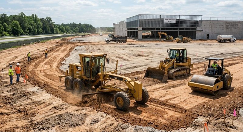 Parking Lot Leveling in Cumming, GA
