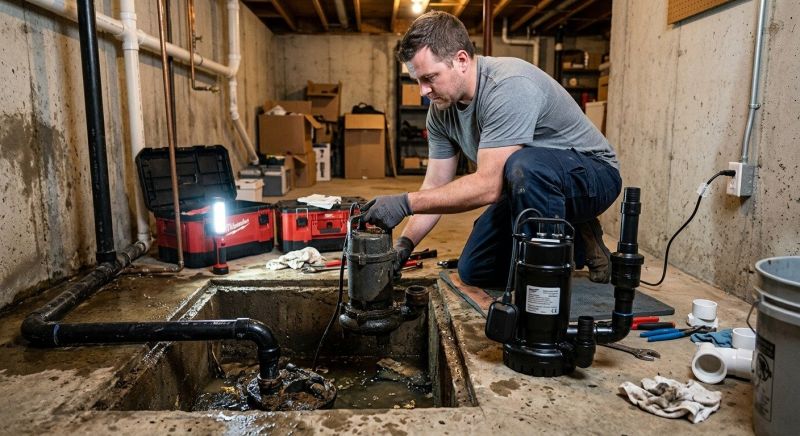Sump Pump Installation in Huntsville, AL